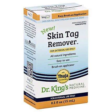 King Bio Dr. Kings Natural Medicine Skin Tag Remover Brush-On Application - 0.5 Fl. Oz. - Image 1