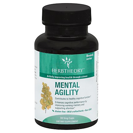 Herbtheory Boost Series Mental Agility Veg Caps - 30 Count - Image 1