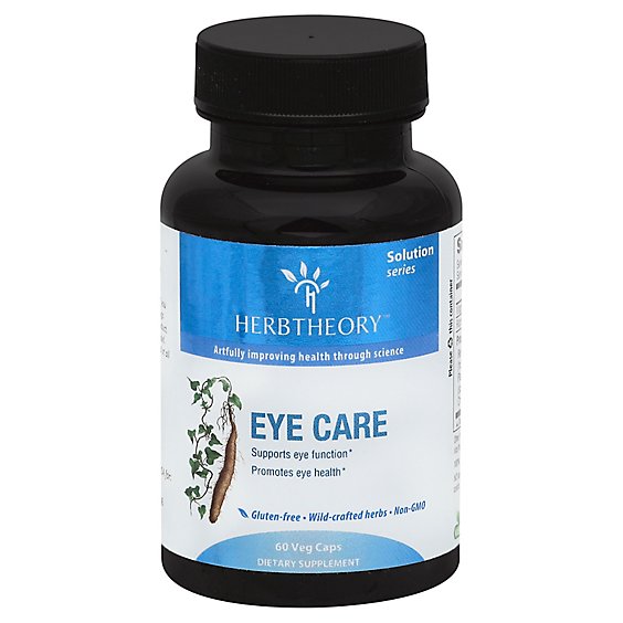 Herbtheory Solution Series Eye Care Veg Caps - 60 Count