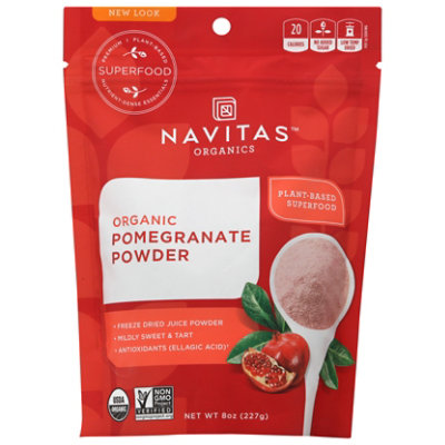 Navitas Naturals Pomegranate Powder Freeze-Dried Organic - 8.0 Oz - Image 1