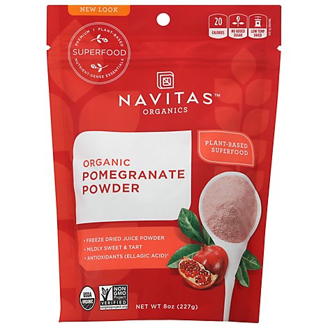 Navitas Naturals Pomegranate Powder Freeze-Dried Organic - 8.0 Oz