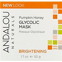 Andalou Naturals Glycolic Mask Brightening Pumpkin Honey - 1.7 Fl. Oz. - Image 2