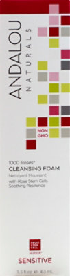 Andalou Naturals 1000 Roses Cleansing Foam Sensitive - 5.5 Fl. Oz. - Image 2