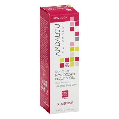 Andalou Naturals 1000 Roses Beauty Oil Moroccan Sensitive - 1 Fl. Oz.