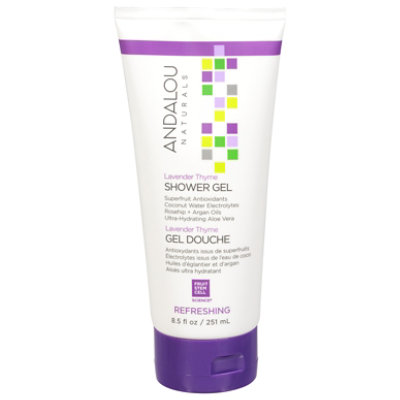 Andalou Naturals Shower Gel Refreshing Lavender Thyme - 8.5 Fl. Oz. - Image 2