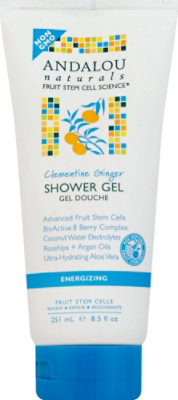 Andalou Naturals Shower Gel Energizing Clementine Ginger - 8.5 Fl. Oz. - Image 2