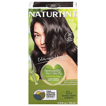 Naturtint Permanent Hair Color Dark Chestnut Brown 3N - 5.28 Oz - Image 2
