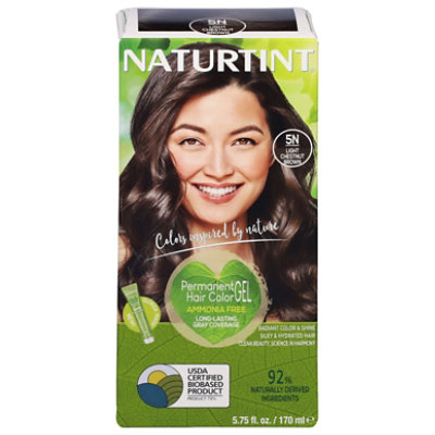 Naturtint Hair Color Permanent Light Chestnut Brown 5N - 5.28 Oz - Image 3