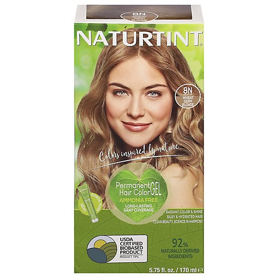 Naturtint Permanent Hair Color Wheat Germ Blonde 8N - 5.28 Oz