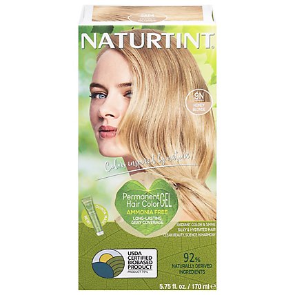 Naturtint Permanent Hair Color Honey Blonde 9N - 5.28 Oz - Image 2