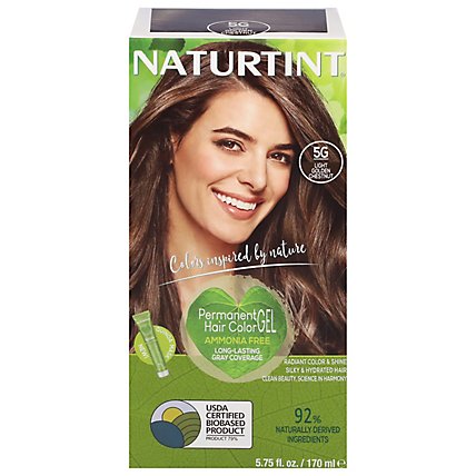 Naturtint Permanent Hair Color Permanent Light Golden Chestnut - 5.28 Oz - Image 1