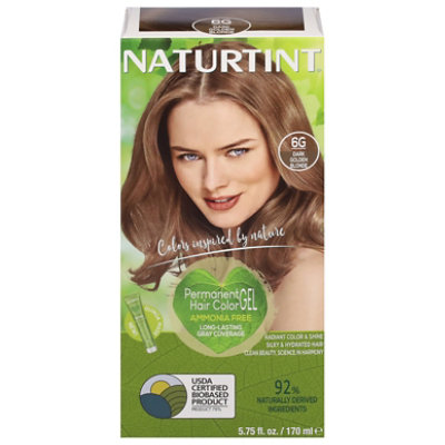 Naturtint Permanent Hair Color Dark Golden Blonde 6G - 5.28 Oz - Image 3