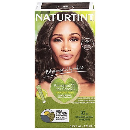Naturtint Hair Color Permanent Natural Chestnut 4N - 5.28 Oz - Image 1