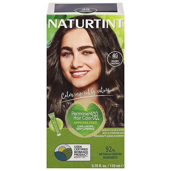 Naturtint Hair Color Permanent Golden Chestnut 4G - 5.28 Oz
