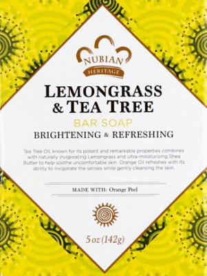 Nubian Heritage Soap Lemongrass & Tea Tree - 5 Oz - Image 2