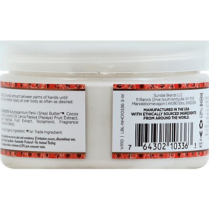 Nubian Heritage Shea Butter Infused with Coconut & Papaya - 4 Oz - Image 3