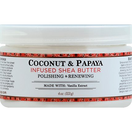 Nubian Heritage Shea Butter Infused with Coconut & Papaya - 4 Oz - Image 2