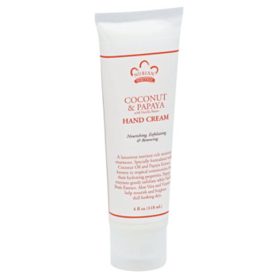 Nubian Heritage Hand Cream Coconut & Papaya - 4 Oz