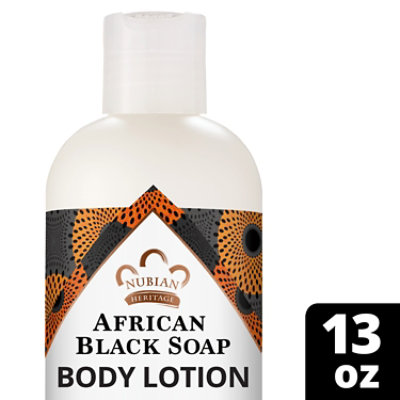 Nubian Heritage Lotion African Black Soap - 13 Oz - Image 1