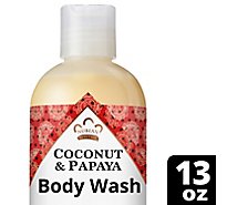Nubian Heritage Body Wash Coconut & Papaya with Vanilla Bean Extract - 13 Oz
