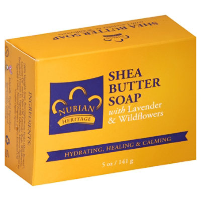 Nubian Heritage Soap Shea Butter with Lavender & Wildflowers - 5 Oz