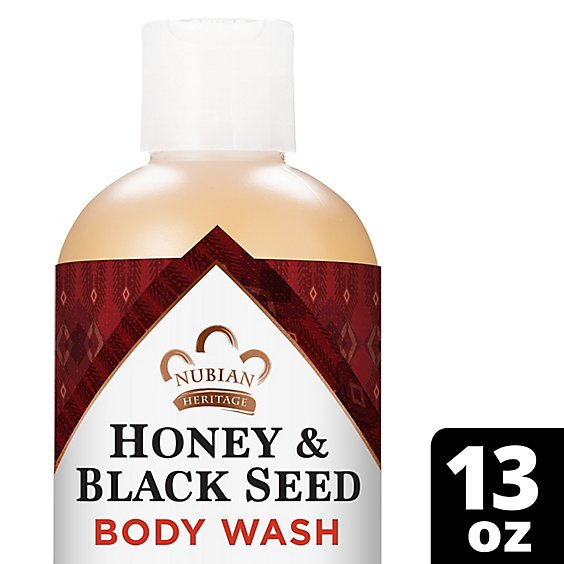 Nubian Heritage Body Wash Honey & Black Seed - 13 Oz