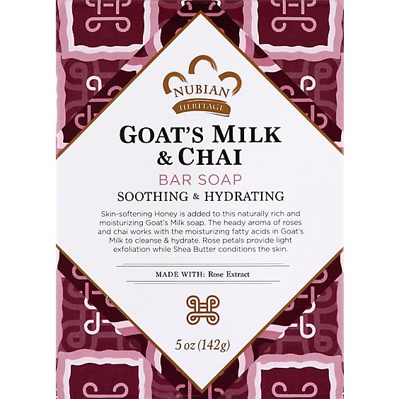 Nubian Heritage Soap Goats Milk & Chai - 5 Oz