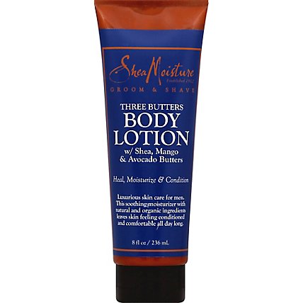 Shea Moisture Groom & Shave Body Lotion Three Butters - 8 Oz - Image 2