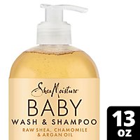 Shea Moisture Baby Wash & Shampoo Head-to-Toe Raw Shea Chamomile & Argan Oil - 13 Oz - Image 1