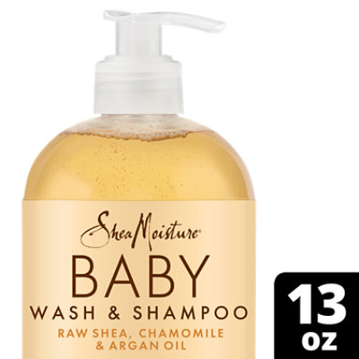 Shea Moisture Baby Wash & Shampoo Head-to-Toe Raw Shea Chamomile & Argan Oil - 13 Oz - Image 2