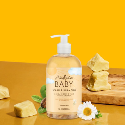 Shea Moisture Baby Wash & Shampoo Head-to-Toe Raw Shea Chamomile & Argan Oil - 13 Oz - Image 5