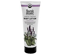 Nourish Organic Body Lotion Organic Hydrating & Smoothing Lavender Mint - 8 Oz
