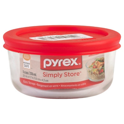 Pyrex Simply Store Glass Storage 1 Cup Round - Each