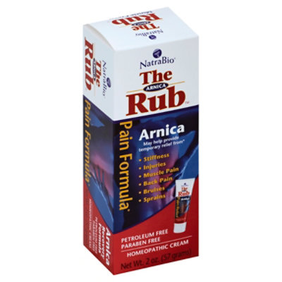 NatraBio The Rub Arnica Cream 2 Oz Vons