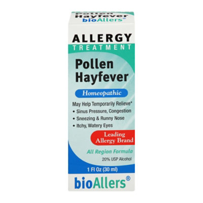 bioAllers Allergy Treatment Pollen Hayfever - 1 Oz - Image 3