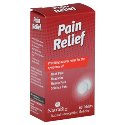 NatraBio Pain Relief Tablets 60 Count JewelOsco
