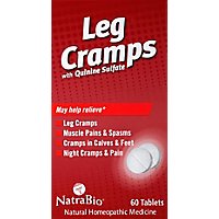 NatraBio Leg Cramps with Quinine Sulfate Tablets - 60 Count - Image 2
