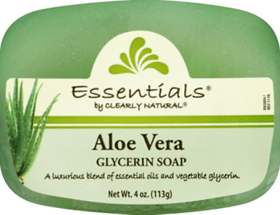 Clearly Natural Essentials Glycerine Soap Pure And Natural Aloe Vera - 4 Oz - Image 2