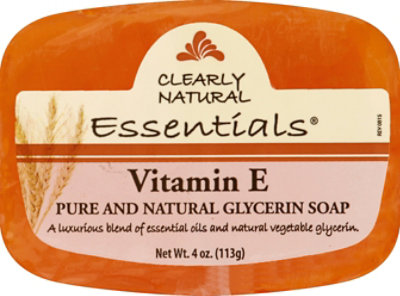 Clearly Natural Essentials Glycerine Soap Pure And Natural Vitamin E - 4 Oz - Image 2