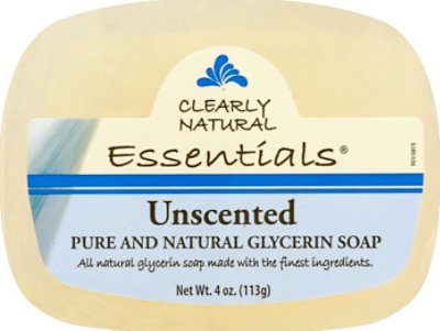 Clearly Natural Essentials Glycerine Soap Pure And Natural Unscented - 4 Oz - Image 2