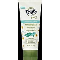 Toms Of Maine Baby Sunscreen Fragrance Free - 3 Oz - Image 1