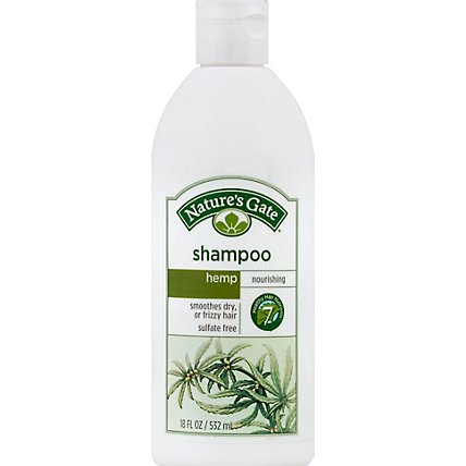 Natures Gate Shampoo Nourishing Hemp - 18 Oz - Image 2