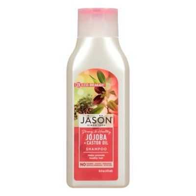 Jason Shampoo Pure Natural Long & Strong Jojoba - 16 Oz - Image 1