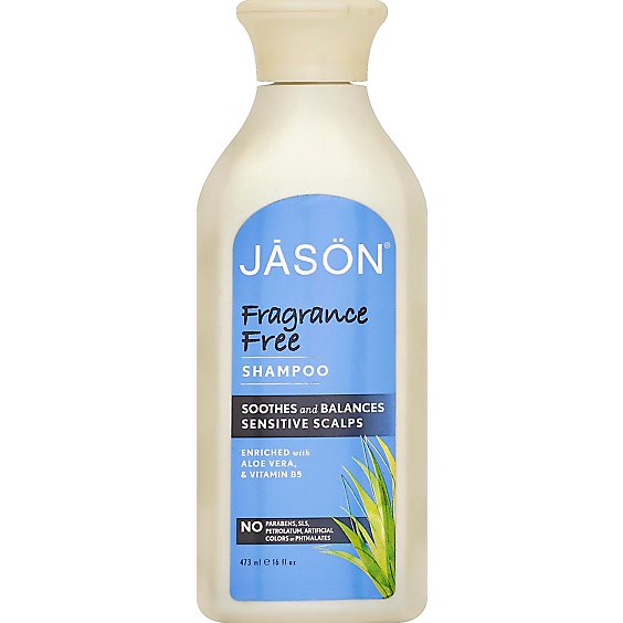 Jason Shampoo Pure Natural Daily Fragrance Free - 16 Oz