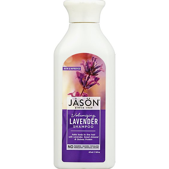 Jason Shampoo Pure Natural Volumizing Lavender - 16 Oz