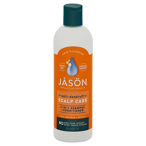 JASON Shampoo + Conditioner Treatment Dandruff Relief - 12 Oz