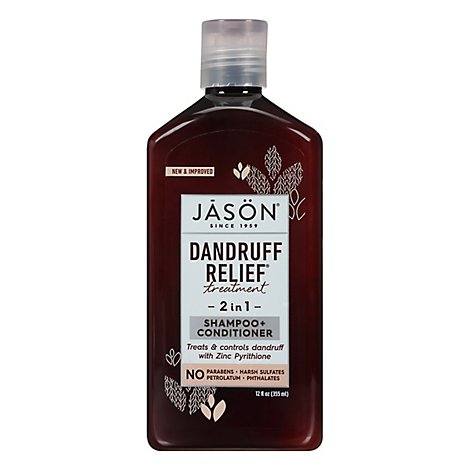JASON Shampoo + Conditioner Treatment Dandruff Relief - 12 Oz