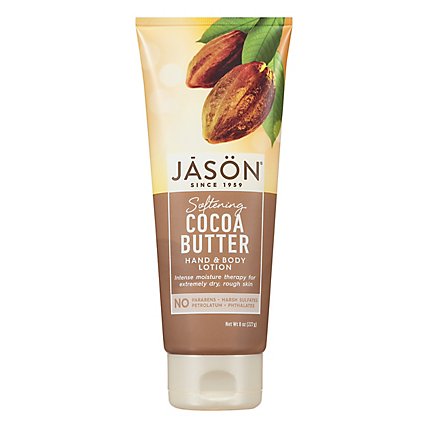 Jason Hand & Body Lotion Softening Cocoa Butter - 8 Oz - Image 1