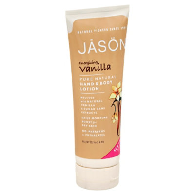 Jason Hand & Body Lotion Pure Natural Energizing Vanilla - 8 Oz