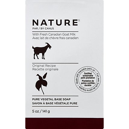 Nature Soap Pure Vegetable with Fresh Goats Milk Original Formula - 5 Oz - Image 2